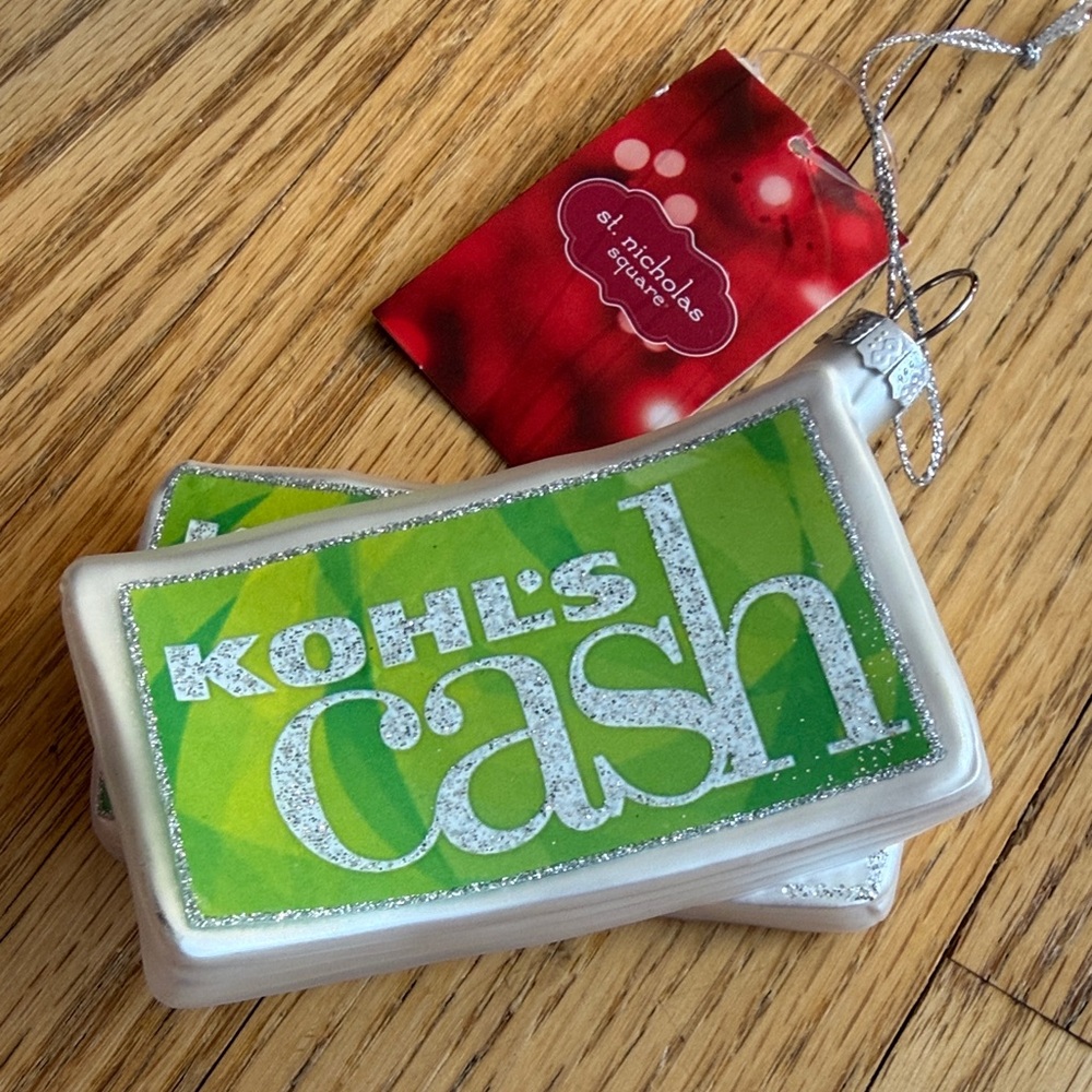 Kohl's Cash Ornament Breakable St Nicholas Square